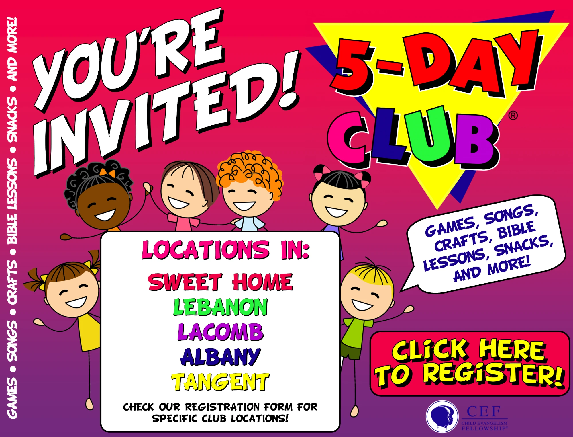 5-Day Club flyer